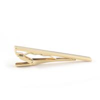 Tie Clip, Iron, gold color plated 