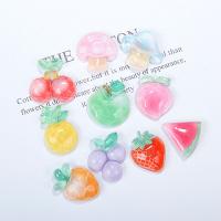Mobile Phone DIY Decoration, Resin, Fruit, epoxy gel mixed colors 
