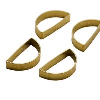 Связывания кольцо-латуни, Латунь, Буква D, Золотой Приблизительно 100ПК/сумка, продается сумка