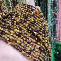 Tiger Eye Beads, Round, polished, DIY & faceted, mixed colors cm 