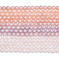 Perlas Arroz Freshwater, Perlas cultivadas de agua dulce, Bricolaje, más colores para la opción, 6-7mm, longitud:14.96 Inch, Vendido por Sarta