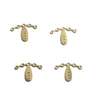 Brass Jewelry Pendants, multihole, golden Approx 