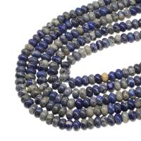 Perles de pierre lasurite naturelles, Lapis lazuli, abaque, DIY, couleurs mélangées cm, Vendu par brin