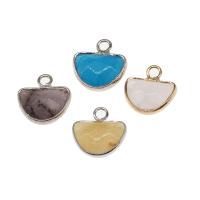 Pendentifs pierres gemmes mixtes , pierre gemme, avec laiton, plus de couleurs à choisir Vendu par PC