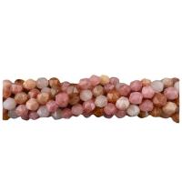 Sunstone Bead, Round, polished, Star Cut Faceted & DIY, 8mm .96 Inch 