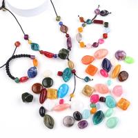 Technique mixte acrylique bijoux perles, DIY & styles différents pour le choix, couleurs mélangées, Vendu par sac