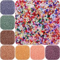 Opaque Lustrous Glass Seed Beads, Seedbead, Round, DIY 2mm 