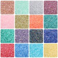 Transparent Color lined Glass Seed Beads, Glass Beads, Round, DIY 2mm, Approx 