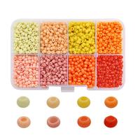 Perles de verre brillant , Seedbead, Rond, vernis au four, DIY, plus de couleurs à choisir, 3mm îte, Vendu par boîte