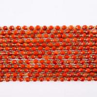 Rote Jaspis Perle, Roter Jaspis, mit Seedbead, Laterne, poliert, DIY & verschiedene Größen vorhanden & facettierte, 6-8mm, Länge:14.96 ZollInch, verkauft von Strang