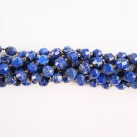Perles de pierre lasurite naturelles, Lapis lazuli, avec Seedbead, lanterne, poli, DIY & facettes, couleur de lapis-lazuli, 10mm .96 pouce, Vendu par brin