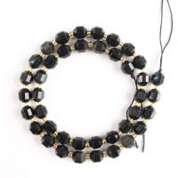 Rainbow Obsidian Beads, with Seedbead, Lantern, polished, DIY & faceted, black, 8-10mm .96 Inch 