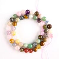 Mixed Gemstone Beads, Multi - gemstone, Round, polished, DIY mixed colors, 6-10mm .96 Inch 