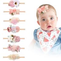 Fashion Baby Headband, Lace, handmade, 3 pieces & for children mixed colors, 76mm 
