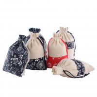 Linen Jewelry Pouches Bags, Cotton Fabric, durable 