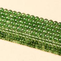 Perles quartz craquelé, quartz vert, Rond, poli, DIY & normes différentes pour le choix, vert, 6-12mm .96 pouce, Vendu par brin