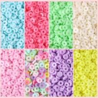Candy Style Acrylic Beads, DIY & imitation polymer clay 6mm, Approx 