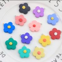 Polymer Clay Jewelry Pendants, Flower, Unisex Approx 