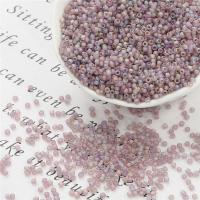 Perles de verre en couleurs Givré , Seedbead, Rond, DIY, plus de couleurs à choisir, 3mm, Environ Vendu par sac