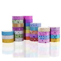 Decorative Tape, OPP Material, sticky mixed colors 