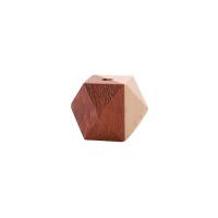 Granos de madera original, Madera de haya, Polígono, Bricolaje & diverso tamaño para la opción, color mixto, Vendido por UD