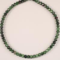 Ruby in Zoisite Beads, Abacus, DIY & faceted .96 Inch 