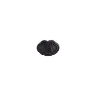 sándalo negro Abalorio, con turquesa, Tallado, Bricolaje, color mixto, 17.5x12.5x7mm, Vendido por UD