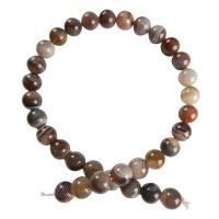 Natürliche Botswana Achat Perlen, rund, DIY & verschiedene Größen vorhanden, gemischte Farben, Länge:15.35 ZollInch, verkauft von Strang