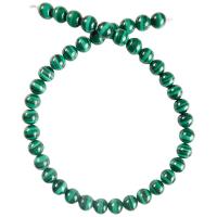 Perles en Malachite naturelle, Rond, DIY & normes différentes pour le choix, vert .35 pouce, Vendu par brin