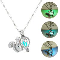 Luminated Necklace, Zinc Alloy, with 1.96inch extender chain, Squirrel, platinum color plated, for woman & hollow Approx 17.7 Inch 