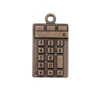 Zinc Alloy Jewelry Pendants, Calculator, plated 