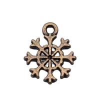 Zinc Alloy Jewelry Pendants, Snowflake, plated 