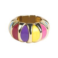 Resin Bracelets, for woman, multi-colored, 27mm Approx 7.5 Inch 