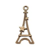 Zinc Alloy Building Pendants, Tower, plated, fashion jewelry 