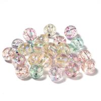 Perles acryliques transparentes, Acrylique, Rond, DIY, couleurs mélangées, 10mm Vendu par sac