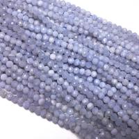 Natürliche violette Achat Perlen, Violetter Achat, rund, DIY & facettierte, violett, Länge:ca. 39 cm, verkauft von Strang