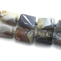 Бусины из натурального агата Ботсваны, Ботсвана агат, Прямоугольная форма, DIY, разноцветный длина:Приблизительно 39 см, продается Strand