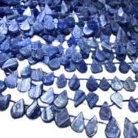 Perla De Cianita Natural, Pepitas, Bricolaje, azul, 4x10x14mm, longitud:aproximado 38 cm, Vendido por Sarta