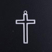 Stainless Steel Cross Pendants, 201 Stainless Steel, Vacuum Ion Plating, fashion jewelry & polished & DIY & Unisex 