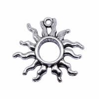 Zinc Alloy Jewelry Pendants, Sun, plated 