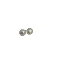 Süßwasser Perlen Ohrstecker, Natürliche kultivierte Süßwasserperlen, rund, Modeschmuck & verschiedene Größen vorhanden & für Frau, verkauft von Paar