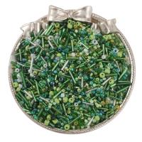 Perles en verre rocaille mélangées, Des billes de verre, DIY, plus de couleurs à choisir, 1.5-4.5mm, Environ Vendu par sac