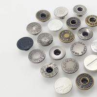 Messing Jeans Knopf, rund, plattiert, DIY & verschiedene Stile für Wahl, keine, 17mm, verkauft von PC