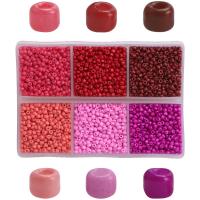 Perles en verre rocaille mélangées, DIY, couleurs mélangées, 2mm îte, Vendu par boîte