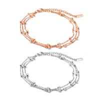 Stainless Steel Anklets Jewelry, 304 Stainless Steel, with 1.97inch extender chain, Vacuum Ion Plating, fashion jewelry & for woman Approx 8.27 Inch 