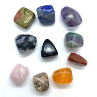 Mixed Gemstone Beads, Natural Stone, irregular, DIY & no hole 20-34mm 