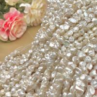 Keshi Cultured Freshwater Pearl Beads, irregular, DIY, white, 8-9mm .96 Inch 