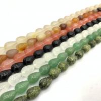 Mixed Gemstone Beads, Natural Stone, Teardrop, polished, DIY Approx 15 Inch 