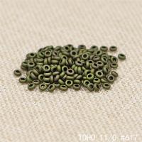 Plated Glass Seed Beads, Seedbead, Flat Round, DIY 2mm 