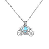 Luminated Necklace, Zinc Alloy, with Night-Light Stone, for woman cm 